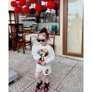 Bộ áo nỉ quần short zarra sopy cho bé , set quần áo trẻ em xuất dư,GonZ-_kid