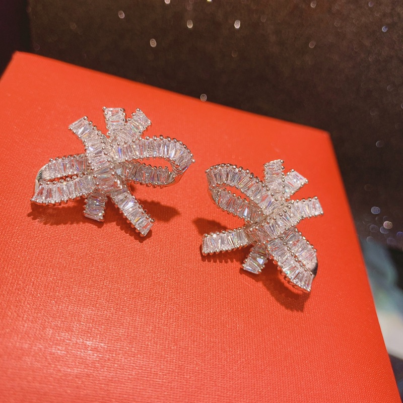 Khuyên tai/Bông tai bạc 925 đính Full đá cao cấp sang trọng - K0115AL