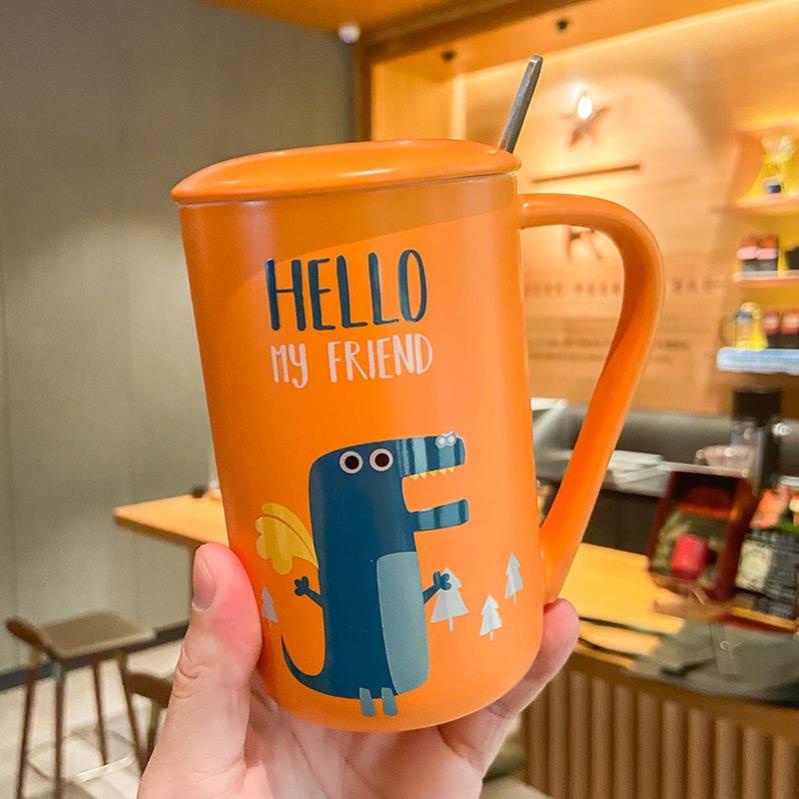 Ly Gốm Hoạ Tiết Khủng Long