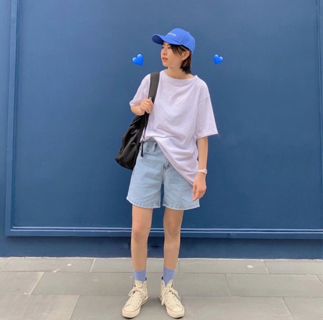 Quần Short Jean Ngố