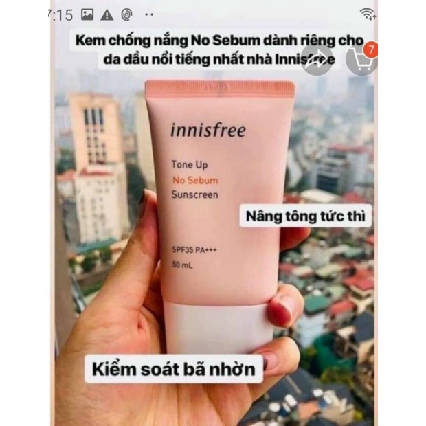 Kem chống nắng Innisfree Hàn Quốc