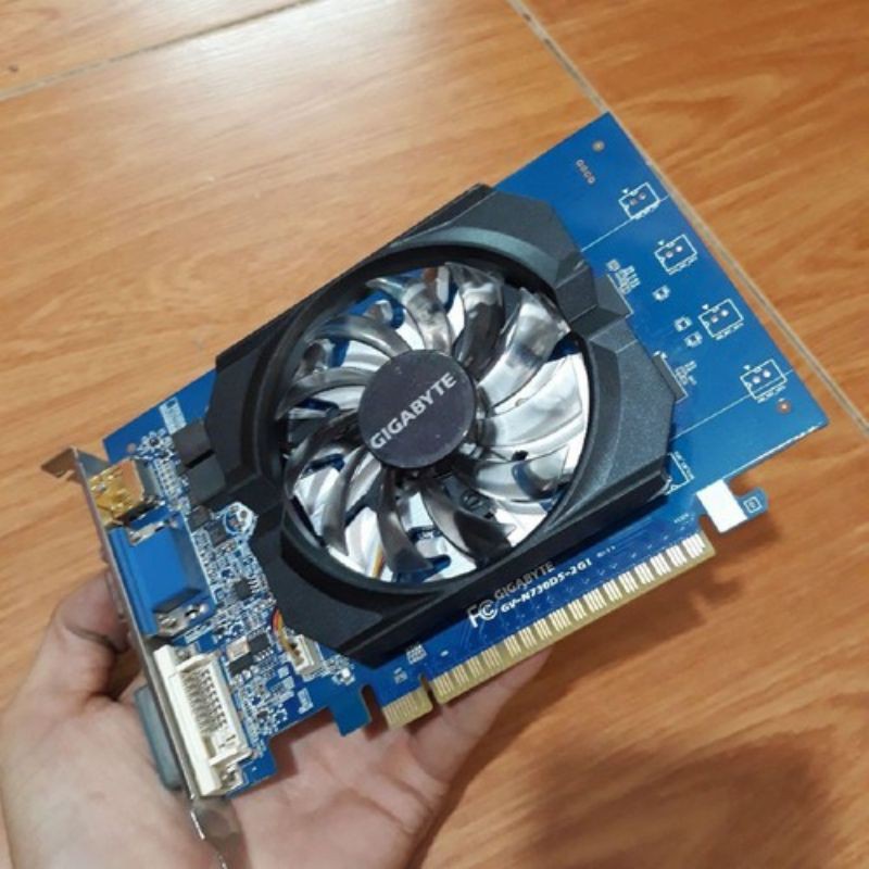 Card VGA GT 730 2G DDR5 Card Màn Hình Gigabyte GV-N730D5-2G - Hàng Đẹp