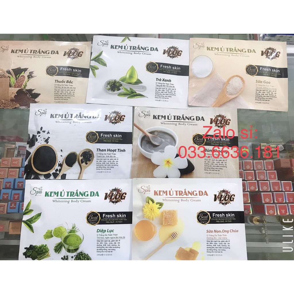 kem ủ trắng da 100g