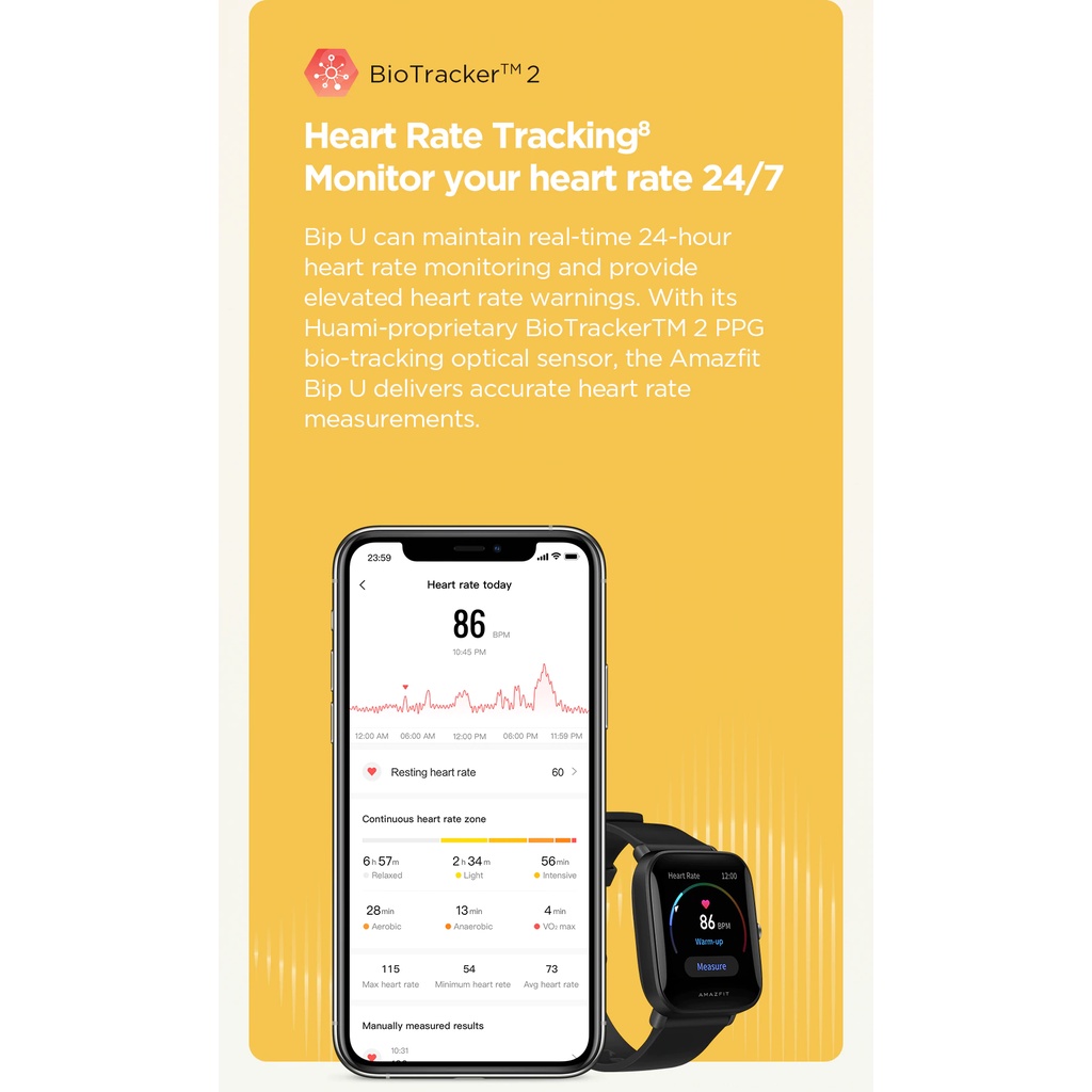 Đồng Hồ Thông Minh Amazfit BIP U