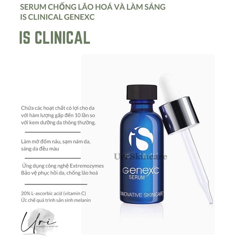 Serum chống lão hoá và làm sáng IS Clinical GeneXC