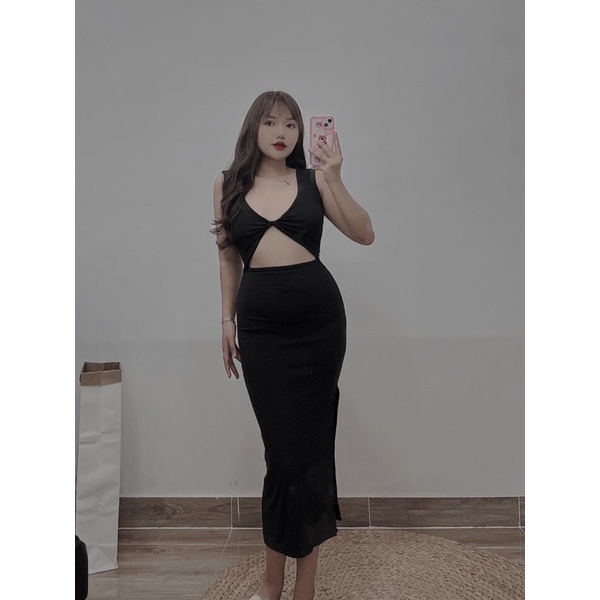 KHO SỈ BOHOME- Đầm balo xoắn lưng