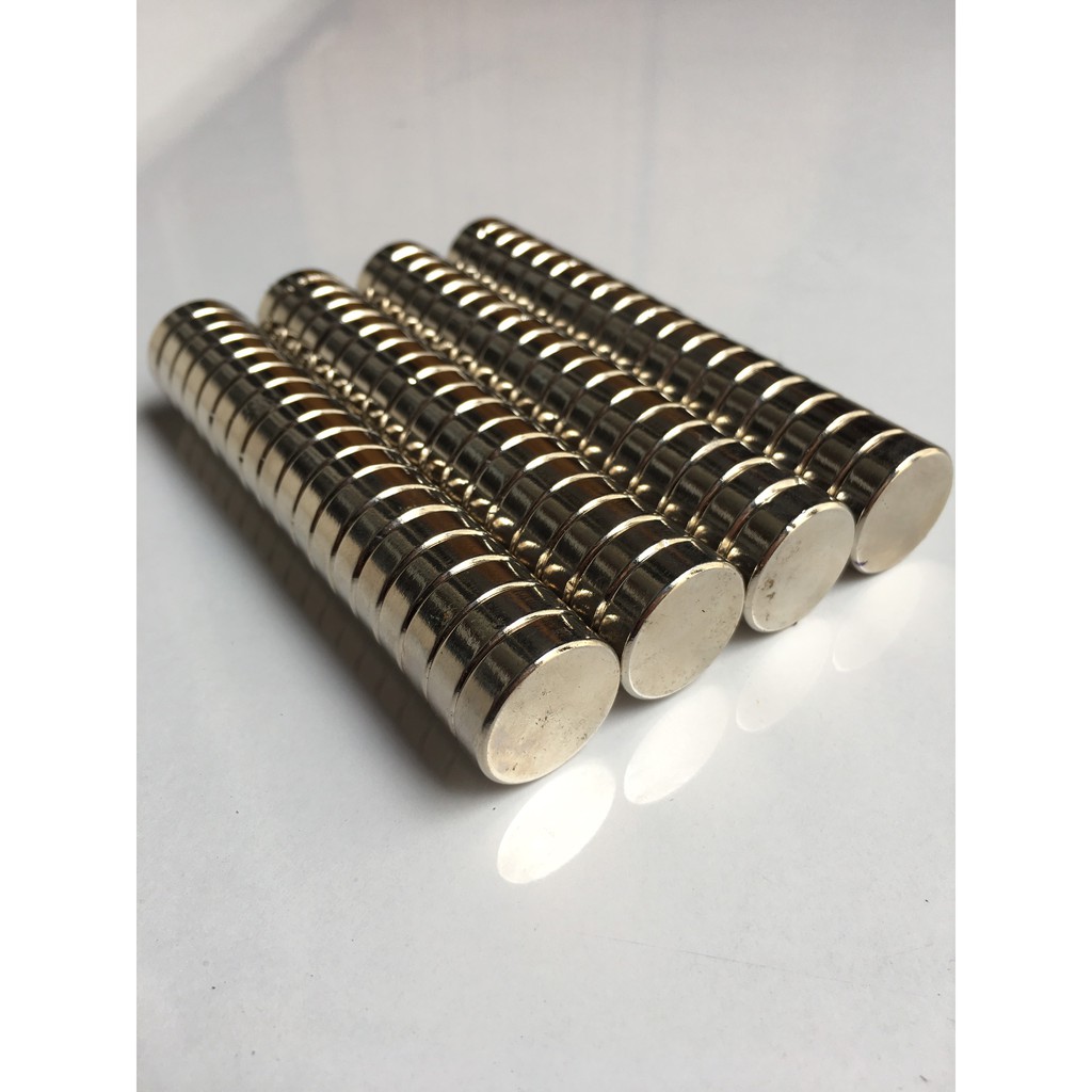 Bộ 10 Viên Nam Châm Trắng 20x5 Dùng Trong Động Cơ Đơn Giản