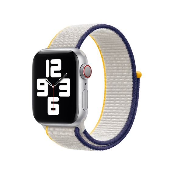 Dây đeo sợi nylon thể thao cho đồng hồ thông minh Apple Watch Series 7 6 SE 5 4 3 2 1 38mm 40mm 42mm 44mm 41mm 45mm