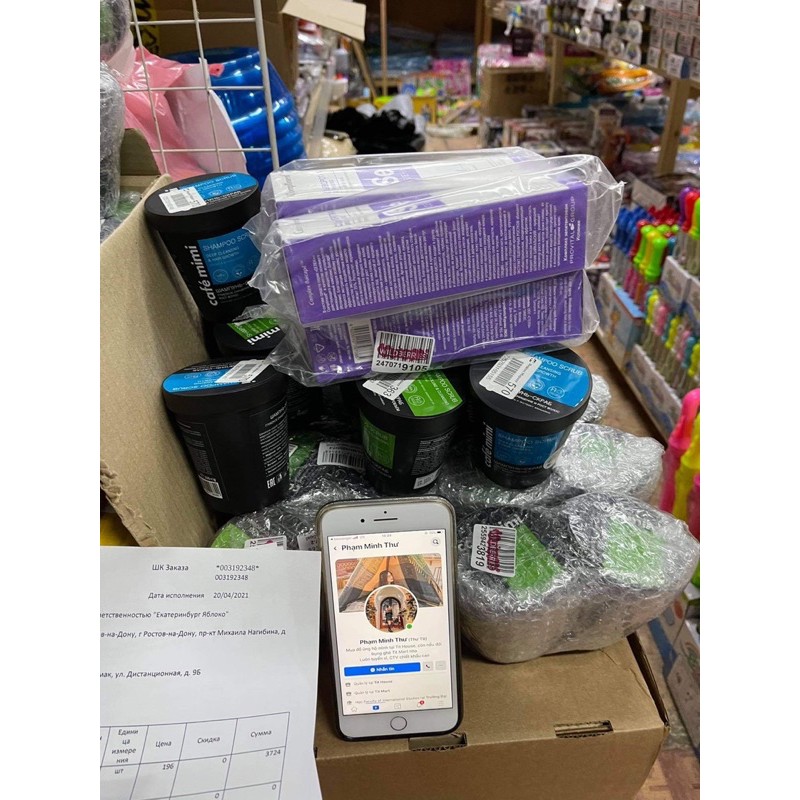 Tẩy da chết da đầu cafe mimi 330g shampoo scrub volume cafe mimi | BigBuy360 - bigbuy360.vn