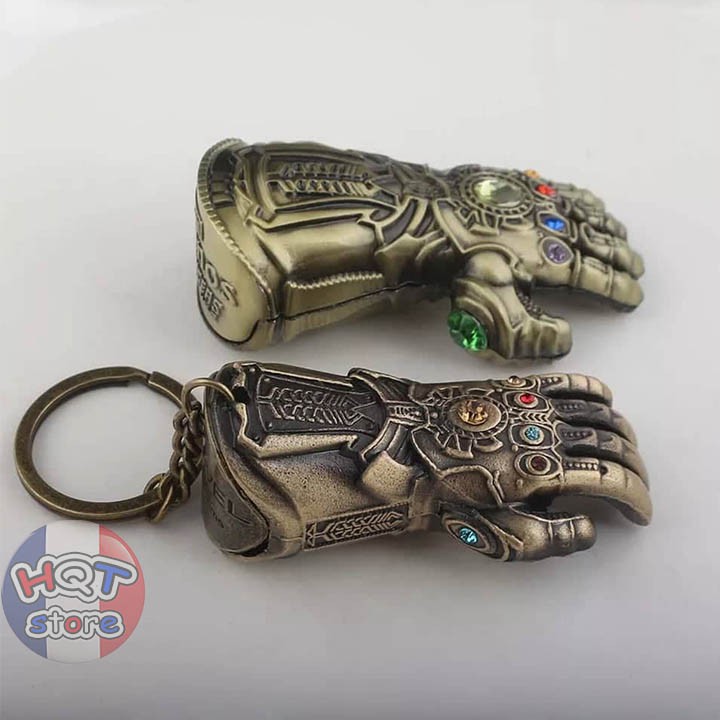 Mô Hình Móc khóa Găng Tay Vô Cực Thanos Infinity War Avengers Infinity Gauntlet 6.5 cm