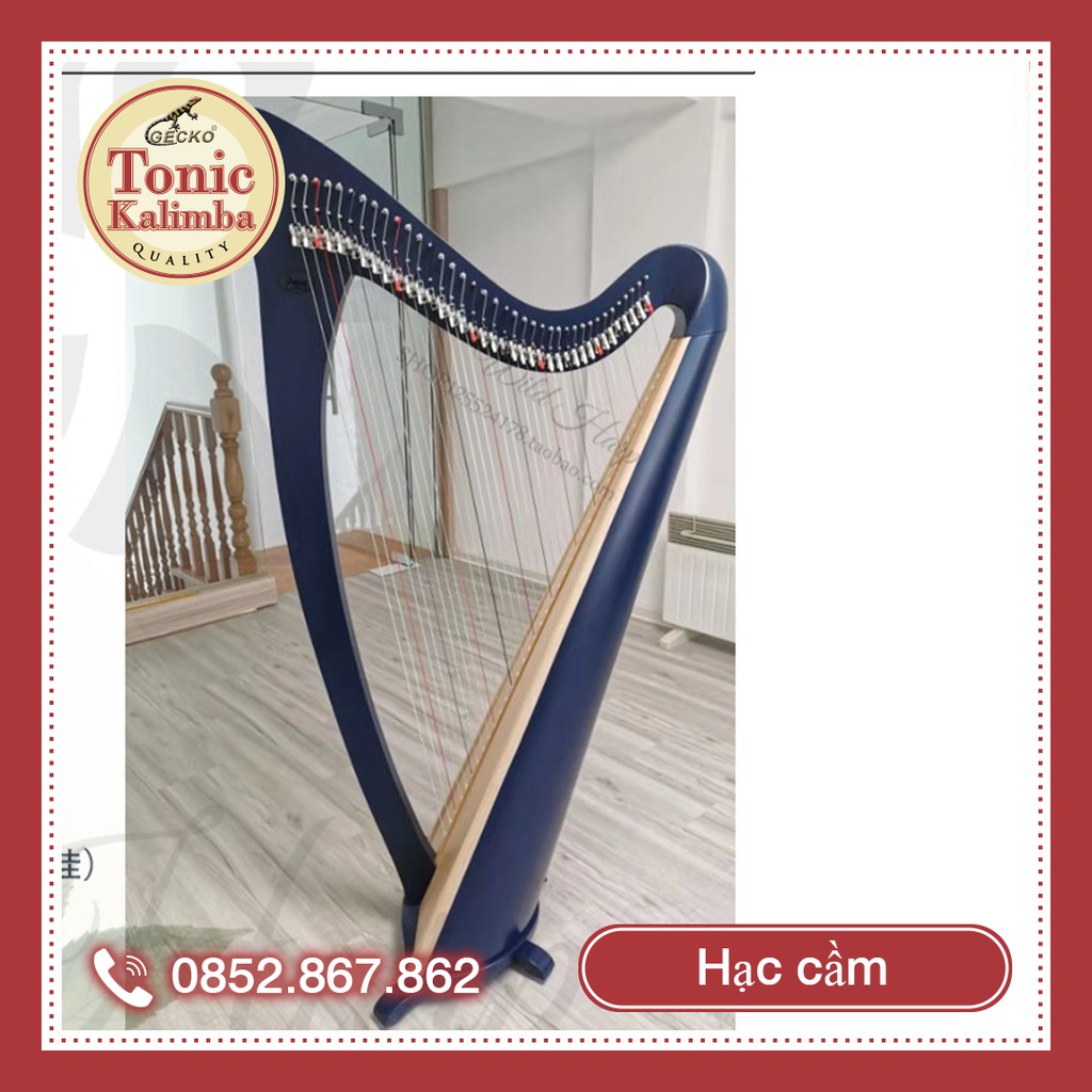 Đàn Lyre Harp đàn hạc thủ công Tặng phụ kiện giáo trình bảo hành thân đàn 10 năm tặng đàn kalimba 17 phím KATENE-W01030