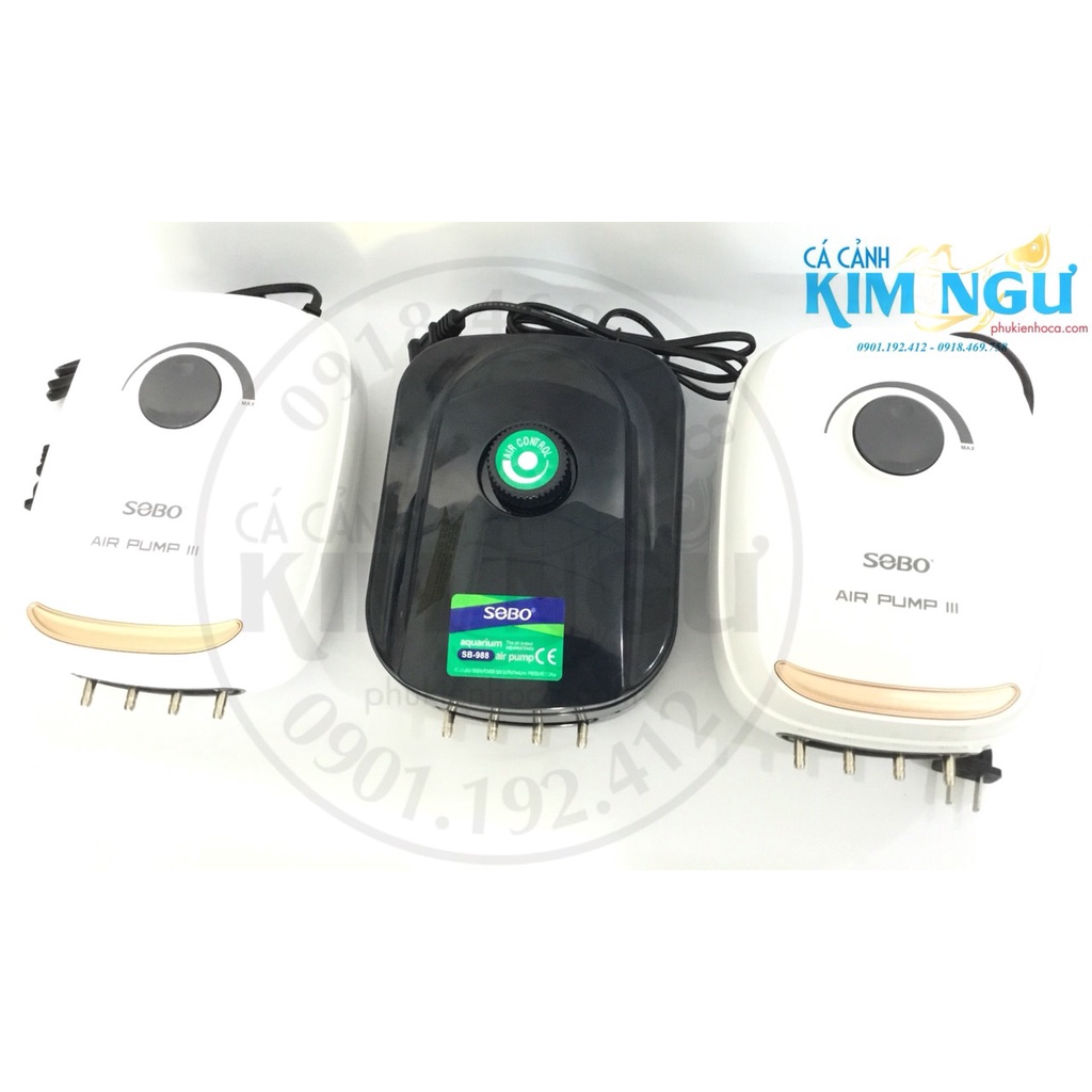 SB 988  - AR 90 - AR 60  Cho Hồ Cá Máy Oxy 4 Đầu Ra
