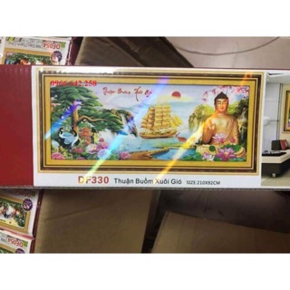 Combo tranh thêu tranh gắn đá