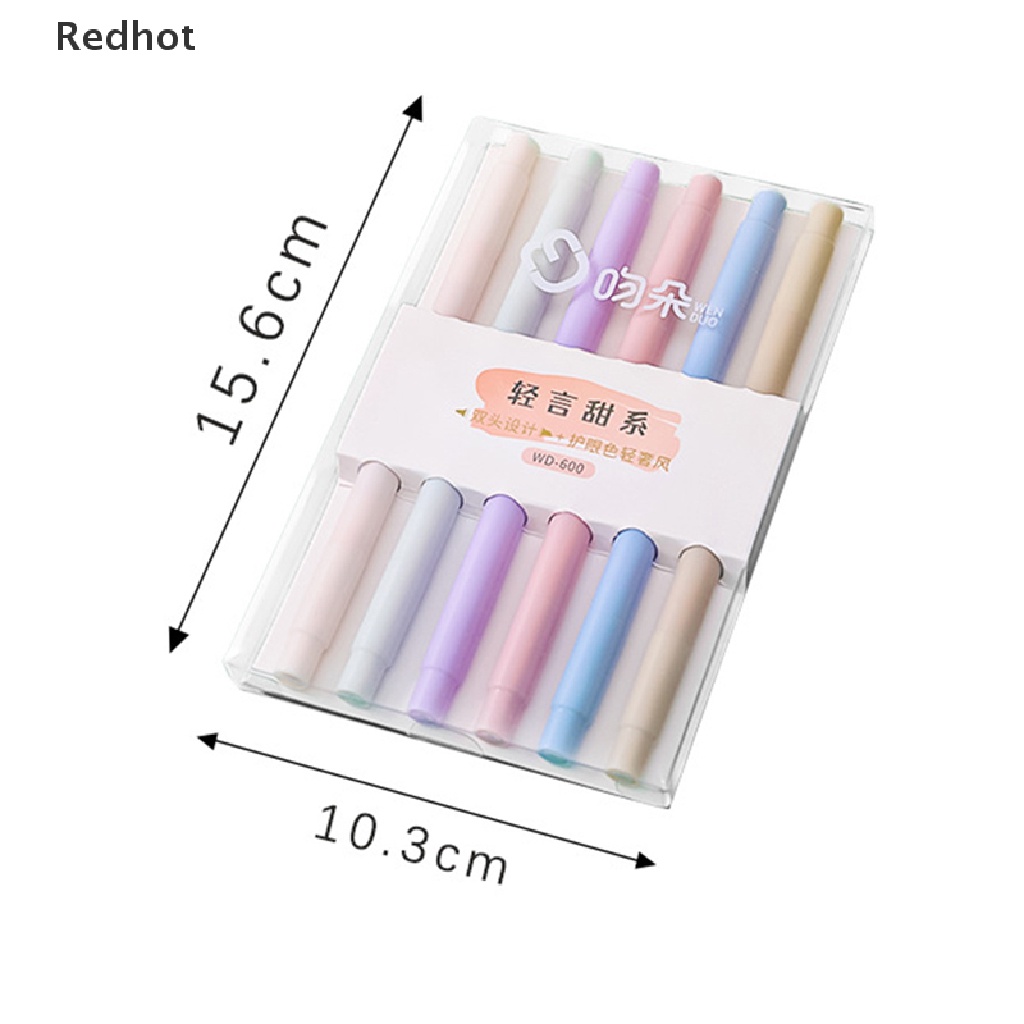 Bộ 6 Bút Đánh Dấu Hai Đầu Màu Pastel