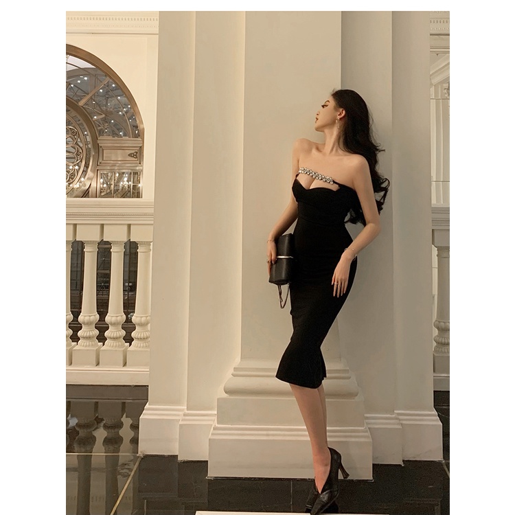 Đầm Ôm Dáng Cúp Ngực Phong Cách Mới Quyến Rũ