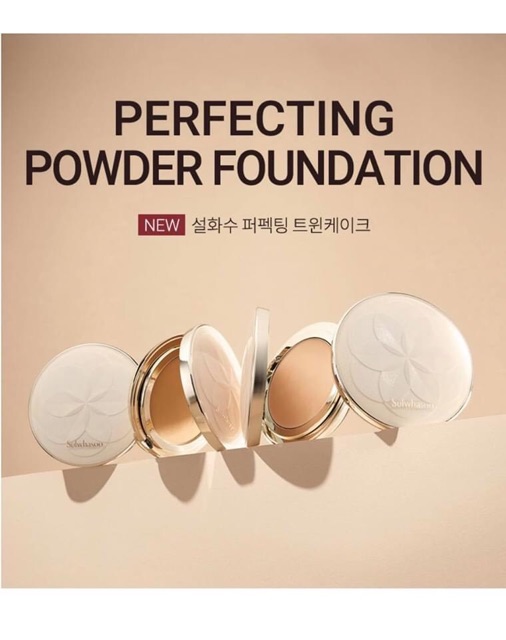 Phấn Phủ Dạng Nén Sulwhasoo Perfecting Powder Foundation Fond De Teint En Poudre➖Phiên Bản Mới Nhất Của Hãng 2020