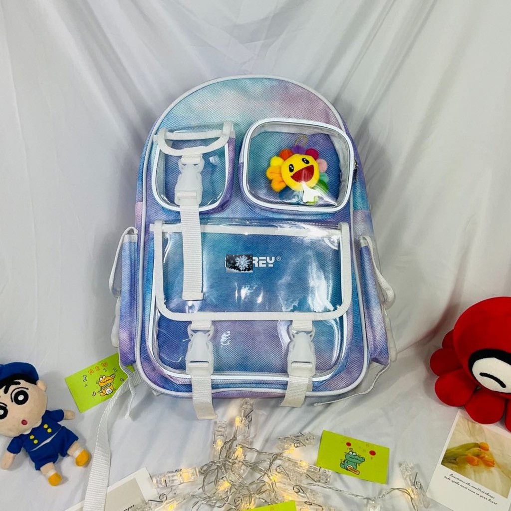 Balo Degrey họa tiết chữ và TieDye Backpack Local Brand - GIN STORE