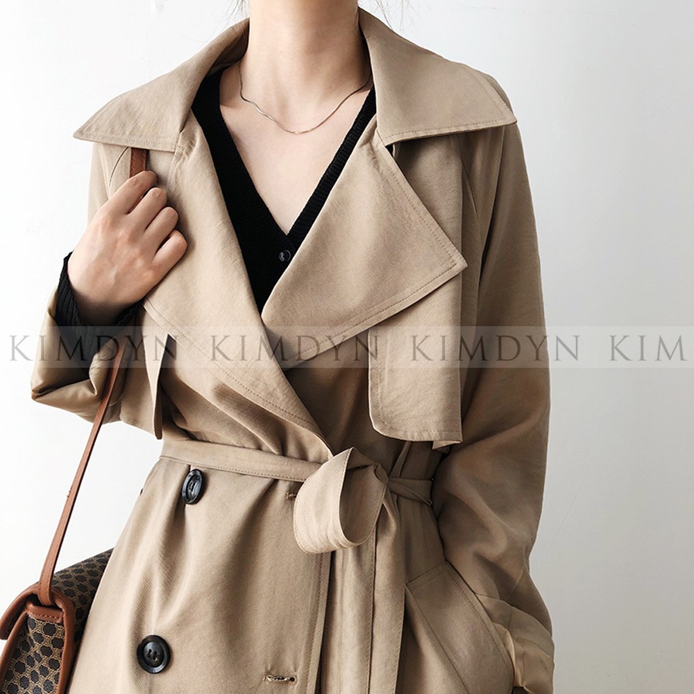 Áo măng tô nữ Áo khoác dáng dài phong cách Hàn Quốc KimDyn [KDBL09] | BigBuy360 - bigbuy360.vn