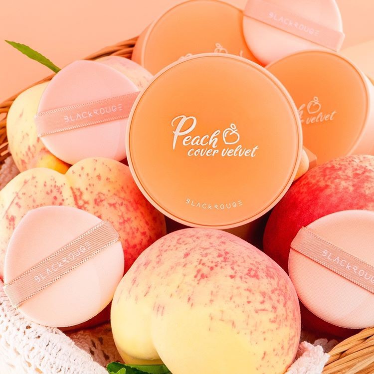 Phấn nước Black Rouge Peach Cover Velvet Cushion