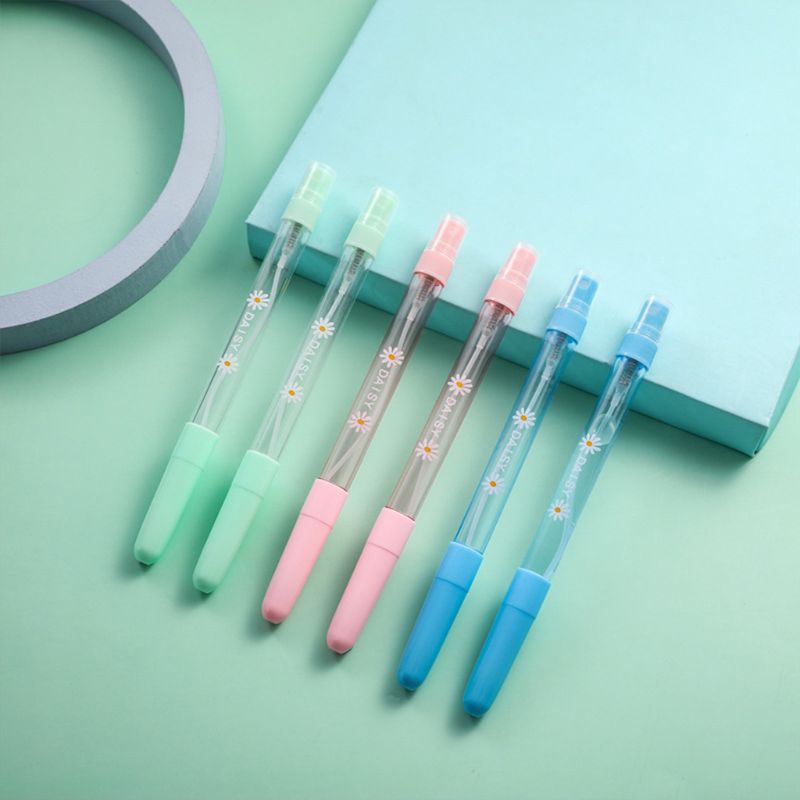 Bút Bi 6Kit Có Thể Bơm Mực Lại Kèm Chai Đựng
