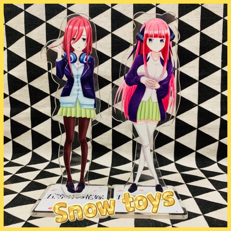 Mô hình Tượng Standee Acrylic Mica Nhà có 5 nàng dâu - Gotoubun no Hanayome - Ichika Nino Miku Yotsuba Itsuki Cao 15cm