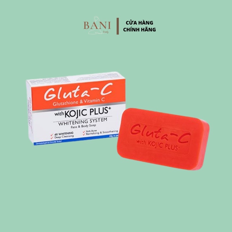 Xà Phòng Gluta-C Giảm Mụn, Đẩy Lùi Vết Thâm Sau Mụn