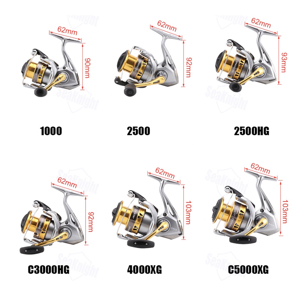 MÁY CÂU CÁ SHIMANO SEDONA CÁC CỠ