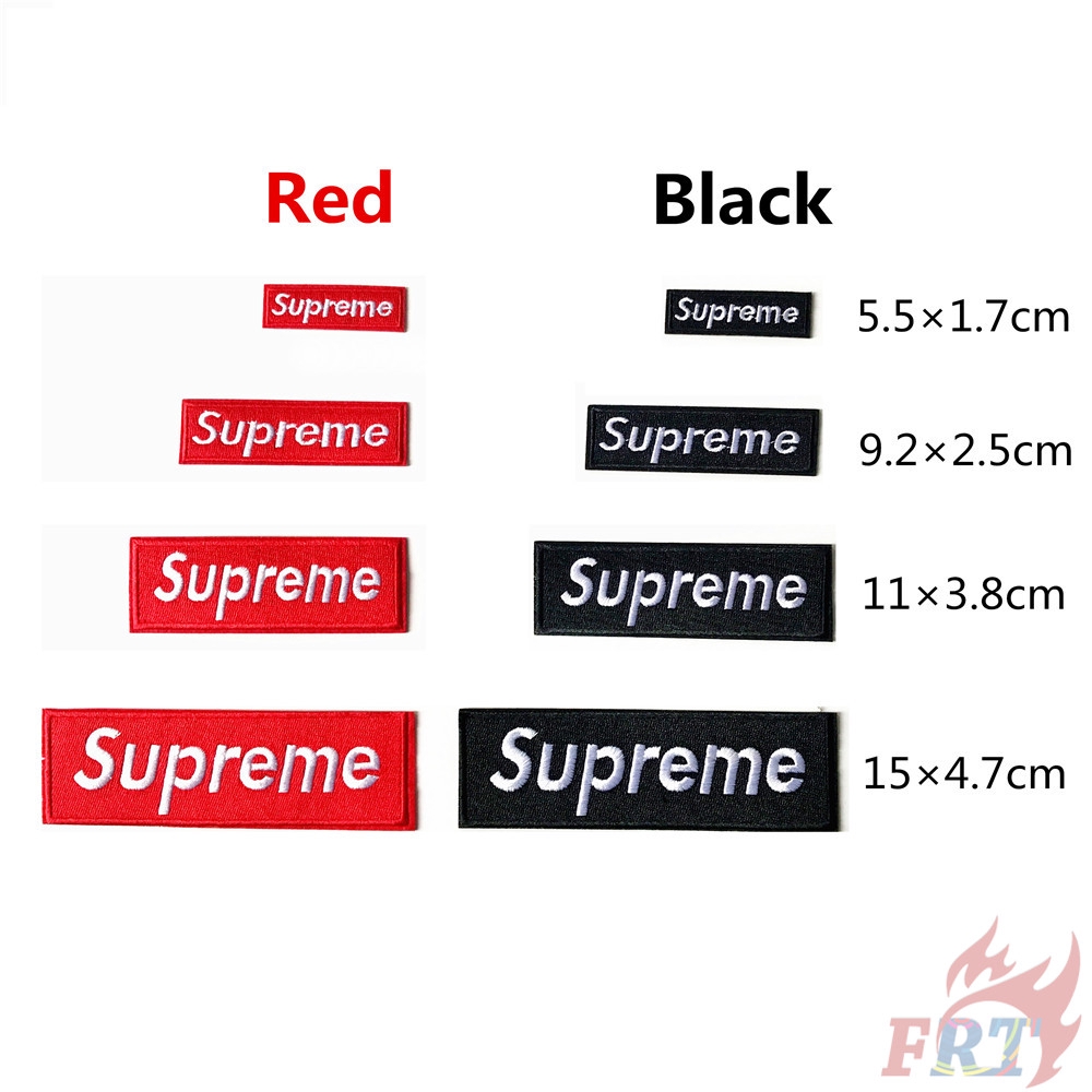 1 Huy Hiệu Thêu Chữ Supreme 2.4.2