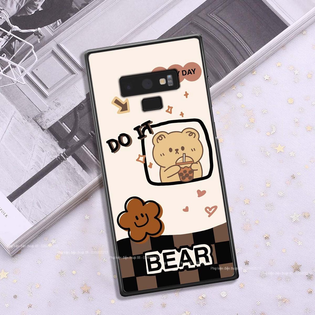 Ốp lưng Samsung NOTE 9 happy day, gấu bear dễ thương - BỀN - ĐẸP -BAO GIÁ TOÀN THỊ TRƯỜNG