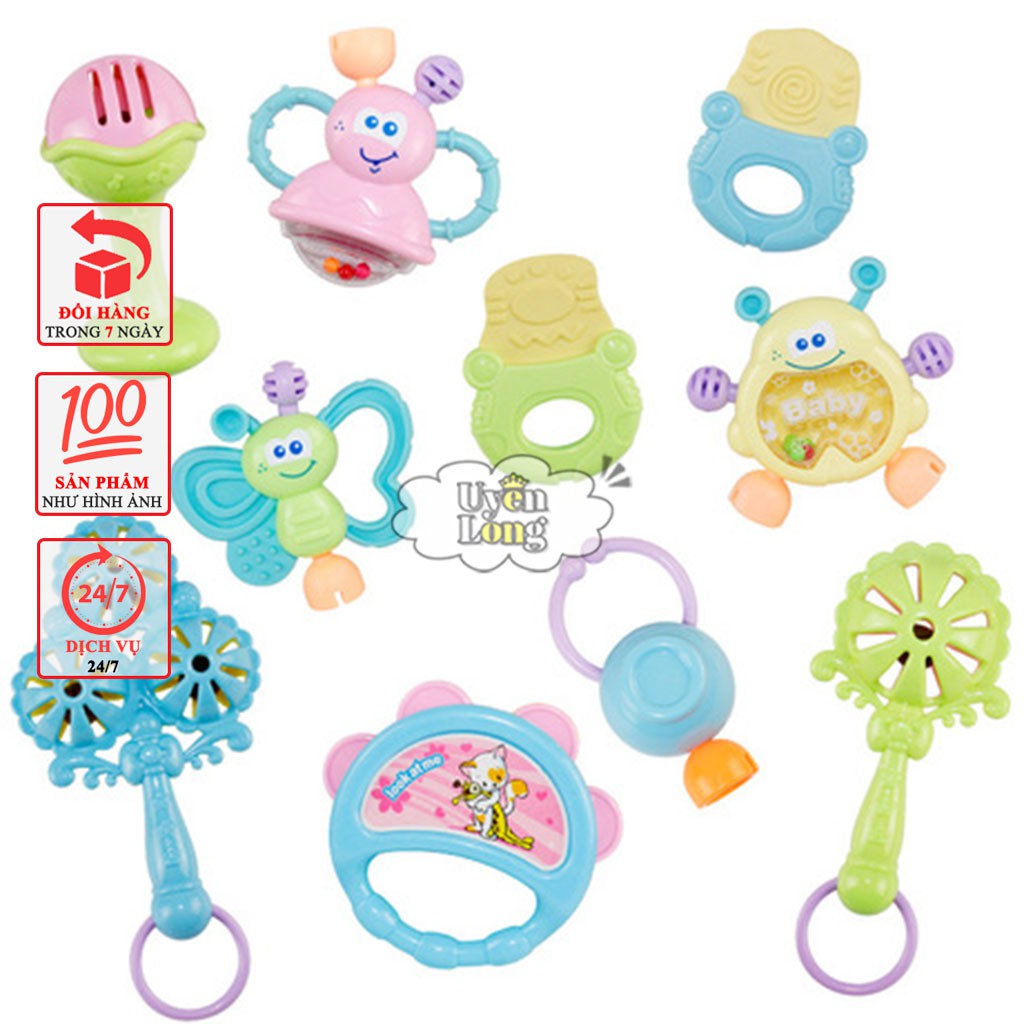 Lục Lạc, Xúc Xắc Phát Tiếng, Nhựa Cao Cấp Cho Bé