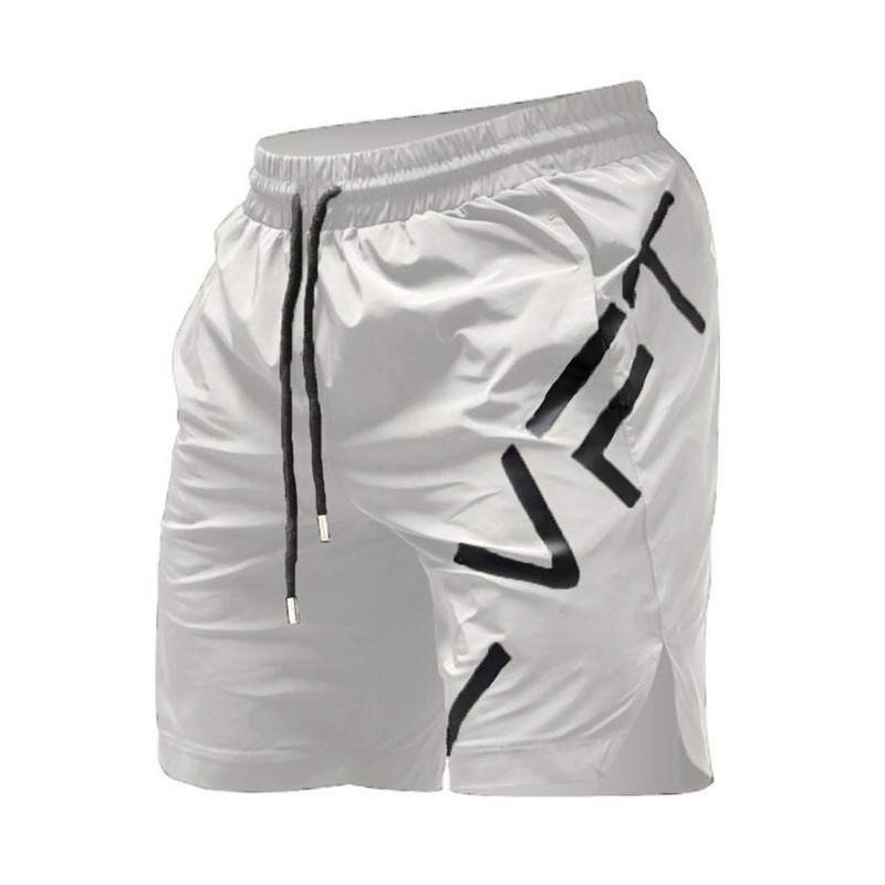 LIVE FIT Quick-drying Sweat Shorts Men's Polyester Gym Sports Training Sweatpants