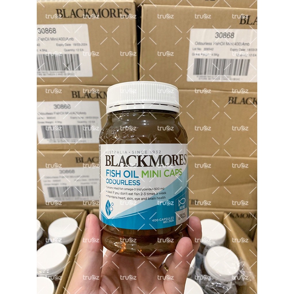 Dầu cá không mùi Blackmore viên mini [ÚC] Blackmores Odourless Fish Oil Mini Caps [Chính hãng]