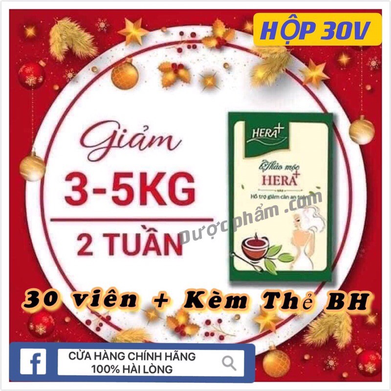 Giảm cân hera plus mẫu mới 30v [Chính Hẵng ]
