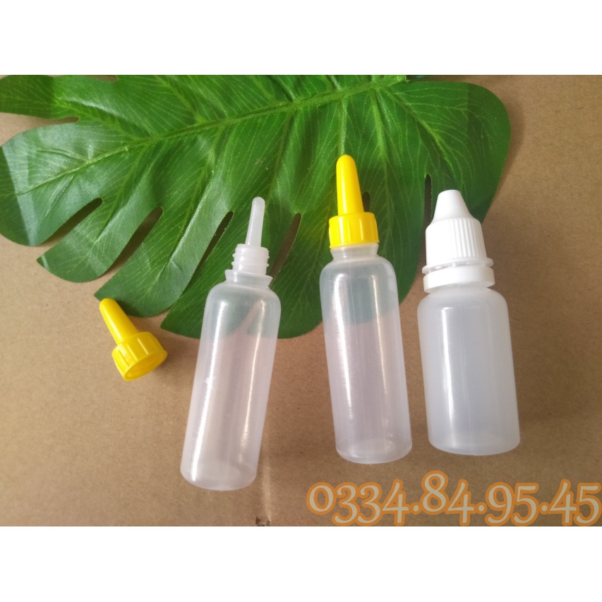 Vỏ lọ nhỏ mắt 5ml / 10ml / 20ml loại lọ MỎNG - Chai chiết mực, ống hút mụn...