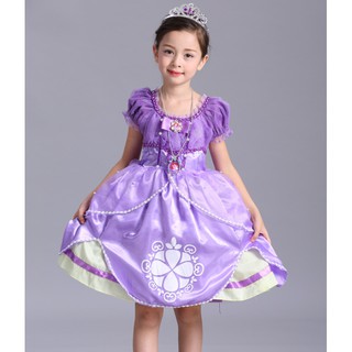 Hm0226 - đầm hóa trang công chúa sofia đệ nhất cho bé gái
