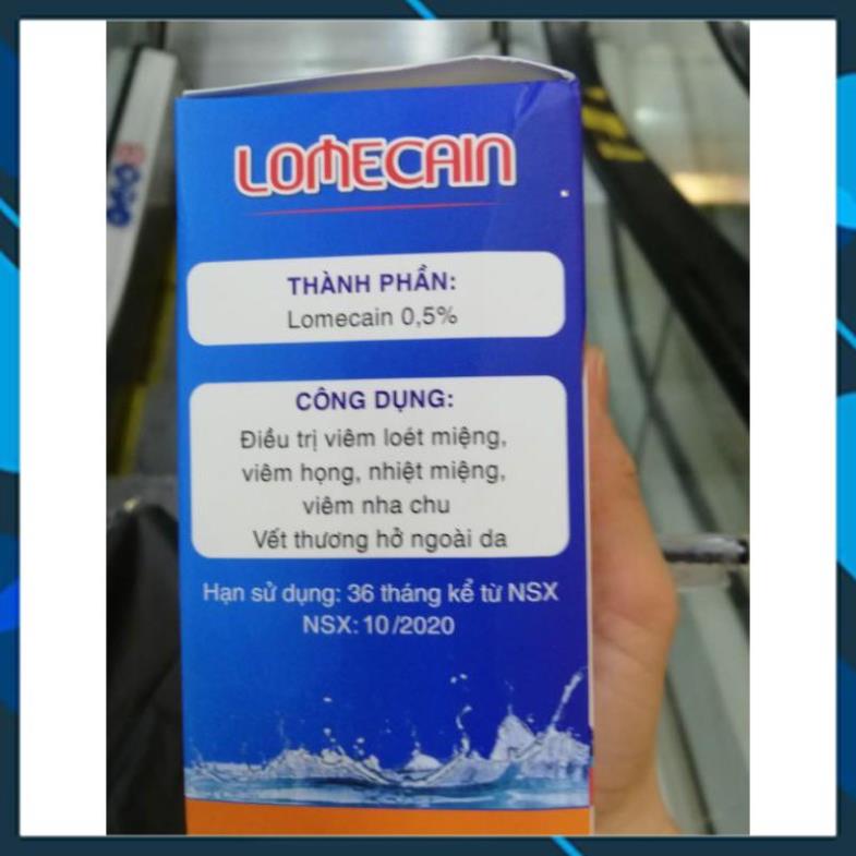 Lọ 500 viên Lomecain nhiệt miệng bạch mai