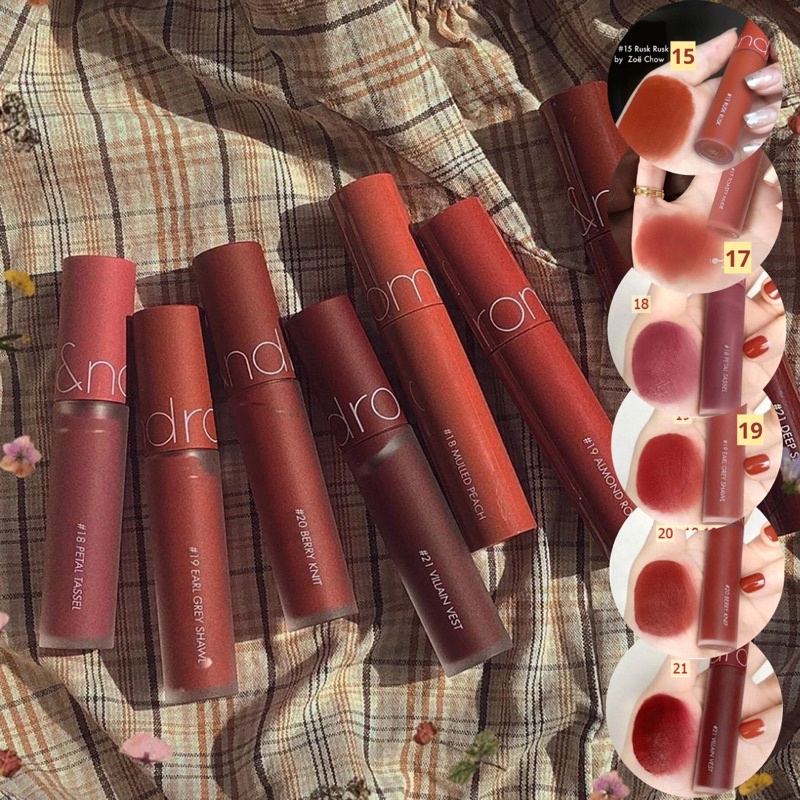 [Chính Hãng] Son Kem Lì Romand Zero Velvet Tint