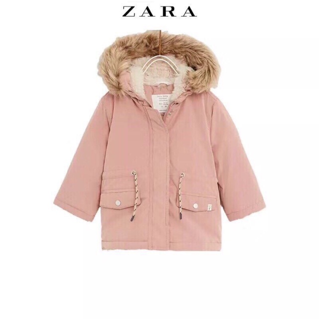 Parka hồng zara