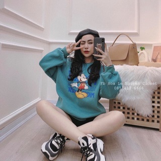 Áo nỉ bông mickey