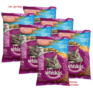 Thức Ăn Hạt Khô Cho Mèo Vị Cá Biển Whiskas 400g