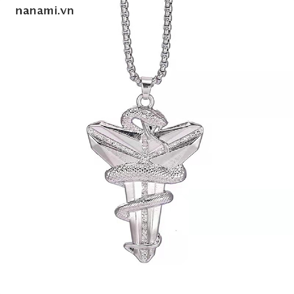 Mặt Vòng cổ Hình Cầu Thủ Bóng Rổ Kobe Bryant Mamba Viper Hip Hop Rắn Cho Nam Và Nữ