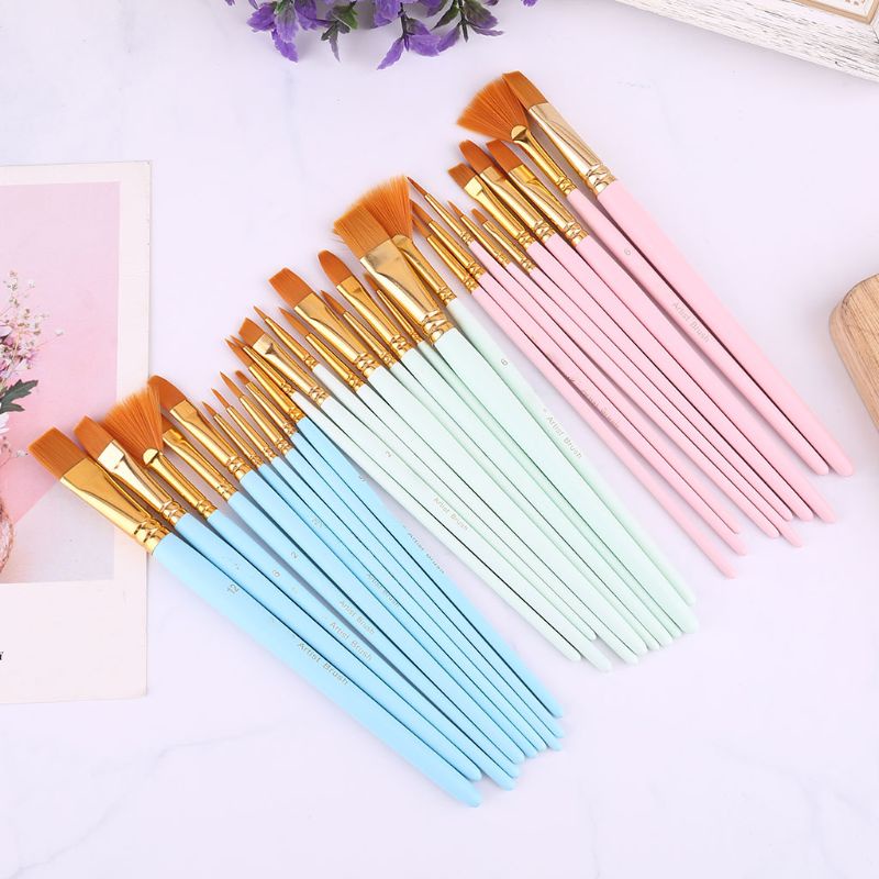 Set 10 Cọ Vẽ Tranh Sơn Dầu Chuyên Nghiệp