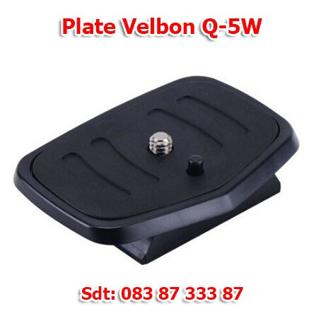 Plate - Đế gắn chân máy ảnh Velbon QB-5W, QB-3, QB-337,...