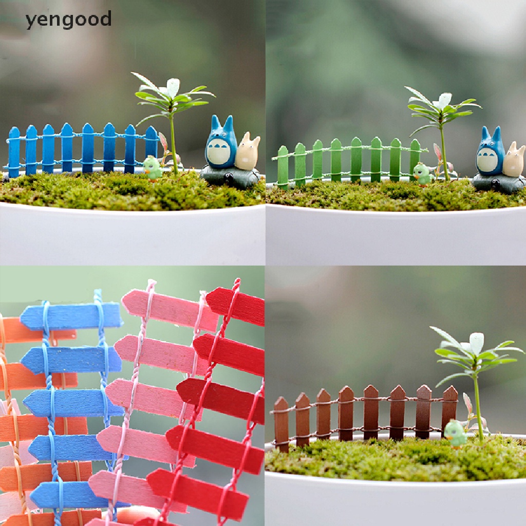 (YGD) Hàng Rào Gỗ Mini Trang Trí Tiểu Cảnh DIY