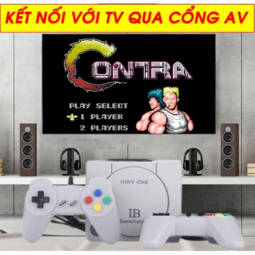 Máy chơi game cổ điển OINY ONE 4 nút 2 người chơi 628 game cổ điển, kết nối HDMI