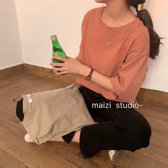 Áo kẻ ngang nhỏ