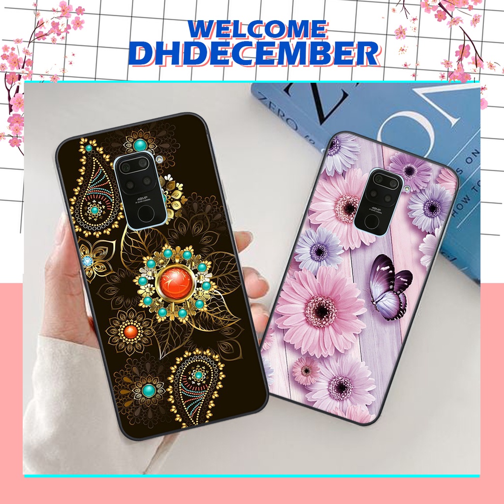 Ốp lưng Xiaomi REDMI NOTE 9 in hình hoa tinh tế , mới mẻ DH DECEMBER