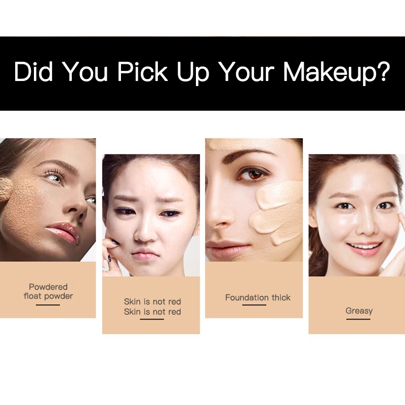 Kem nền air cushion ANNIES CC dạng lỏng trang điểm làm đẹp có cọ đầu nấm nhỏ