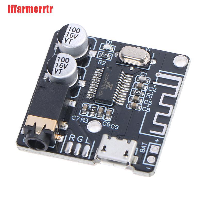 {iffarmerrtr}DIY Bluetooth Audio Receiver Board Bluetooth 5.0 MP3 Lossless Decoder Module LKZ