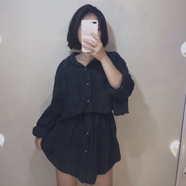 Sơmi caro custom(Minh)